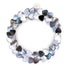 Schwarzes Perlmutt | 925er Sterlingsilber | Herz-Wrap
